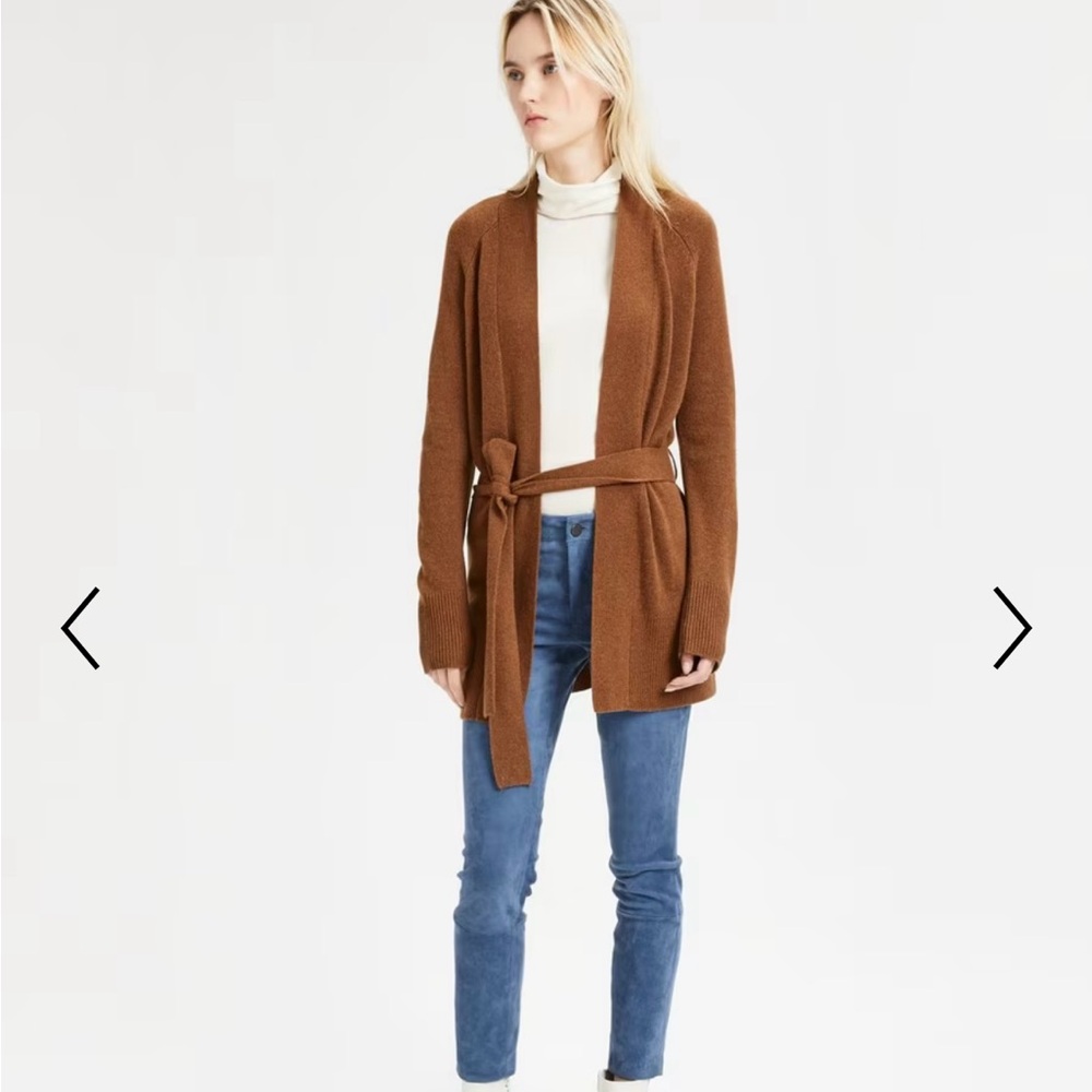 Theory Belted Cashmere Cardigan - Picture 7 of 8